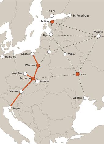 Pildid / Koper-Vienna-Katowice-GdanskGdynia line -- 190x240